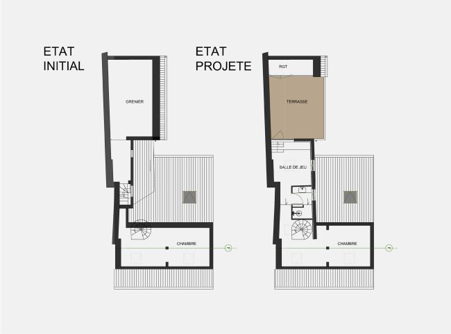 Terrasse - intérieur