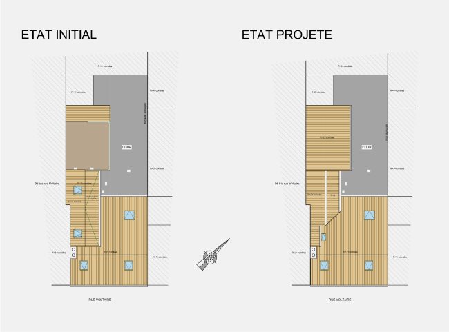 Terrasse - Plan de masse