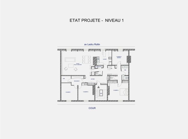 Niveau 1 - État projeté